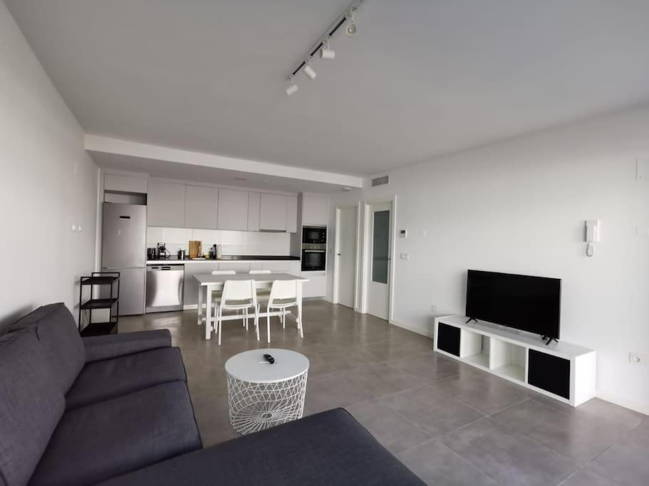 Magnifico Apartamento Nuevo En 1ª Linea De Playa Mojacar Bagian luar foto