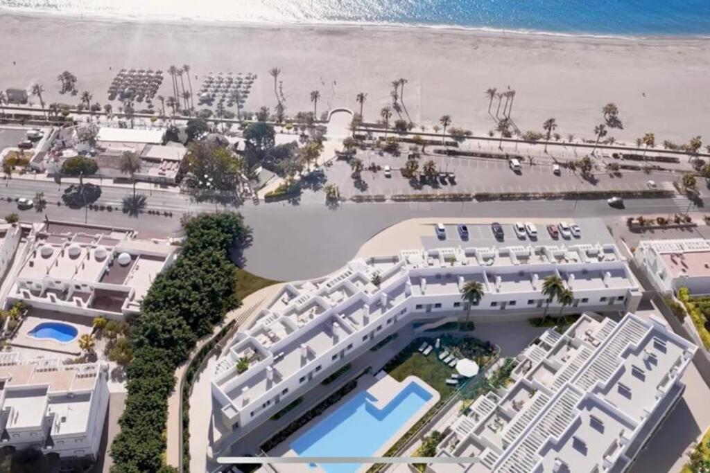 Magnifico Apartamento Nuevo En 1ª Linea De Playa Mojacar Bagian luar foto